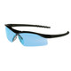 MCR Safety DL113 Dallas Black Frame, Light Blue Lens