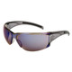 MCR Safety HK118 HellKat Black TPR Blue Mirror Lens