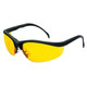 MCR Safety KD114 Klondike Black Frame Amber Lens