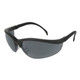 MCR Safety KD412 Klondike 4 Black Frame Gray Lens