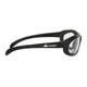 MCR Safety PN110AF Pantera Black Frame, Clear AF Lens