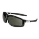 MCR Safety RT112AF Rattler Black Frame Gray AF Lens
