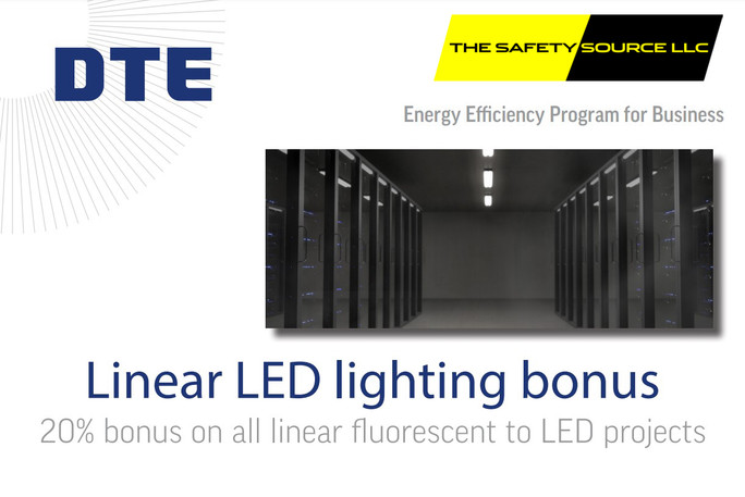 DTE 20% Linear LED Lighting Bonus Extended Until September 30th
