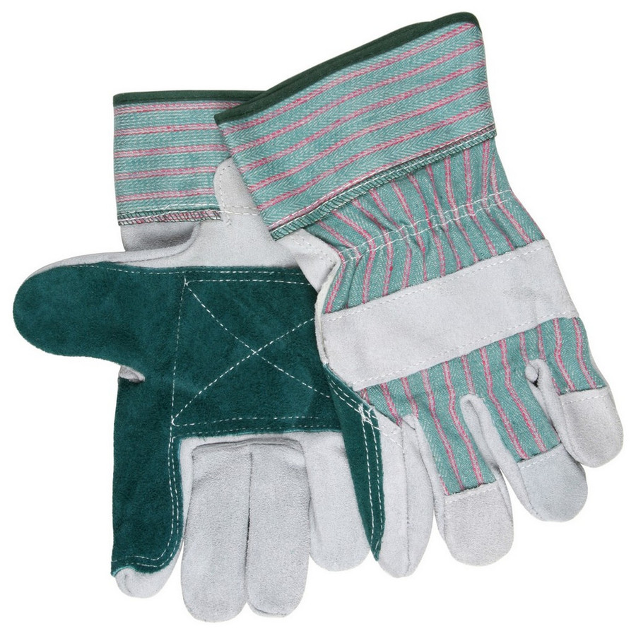 MCR Safety 1361 C Select Shoulder Double Leather Palm, 2.5" Rubberized Safety Cuff