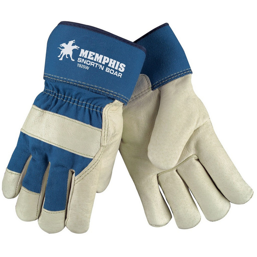 MCR Safety 1925WS Snort-N-Boar, Premium Grain Pigskin, Wool lined, 2.5" Rubberized Safety Cuff