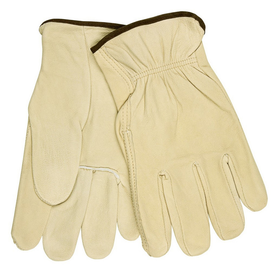 MCR Safety 32013S Drivers glove, Economy Unlined Grain Cow Leather, Straight Thumb