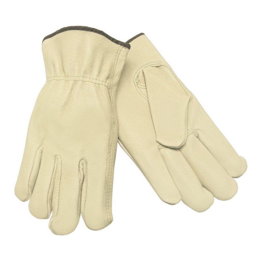 MCR Safety 3401S Drivers glove, Unlined Industry Grade Grain Pigskin, Keystone Thumb