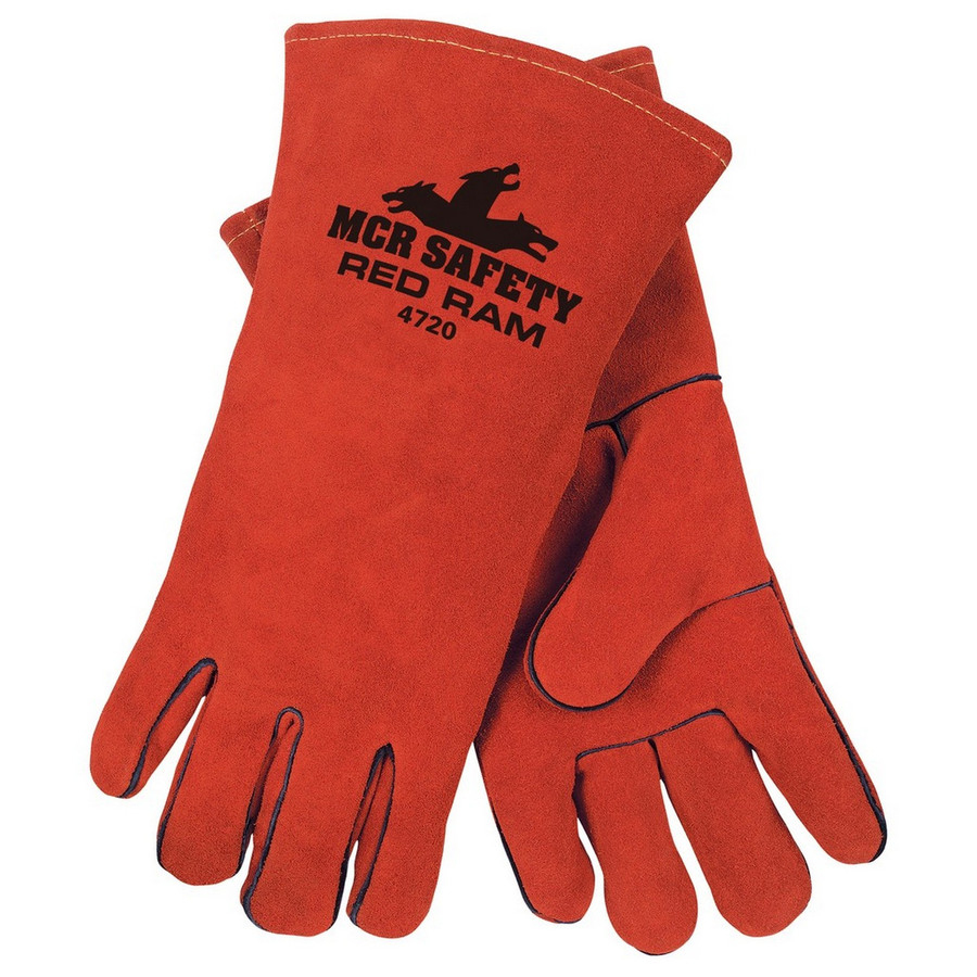 MCR Safety 4720 Red Ram Premium Side Leather, Sewn with DuPont Kevlar