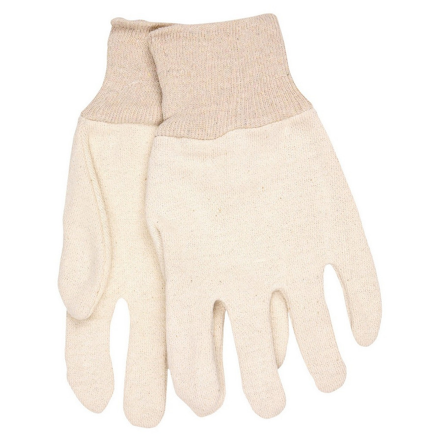 MCR Safety 8010 Heavey Weight Natural Jersey with Knit Wrist, Reversible Pattern
