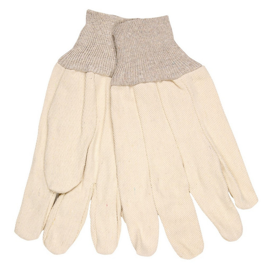MCR Safety 8300C 12 oz. Premium Heavy Weight Cotton Canvas, Clute Pattern, Knit Wrist, Straight Thumb
