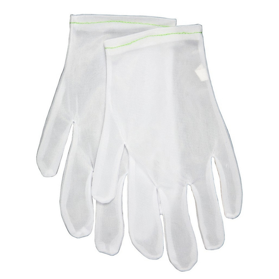 MCR Safety 8710L Inspectors Glove, Low Lint 100% Nylon, 2-Piece Reversible