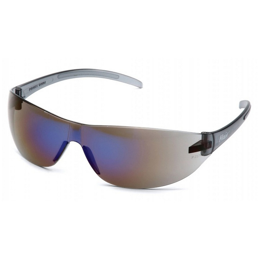 Pyramex Safety S3275S Alair - Blue Mirror Frame/Blue Mirror Lens Safety Glasses