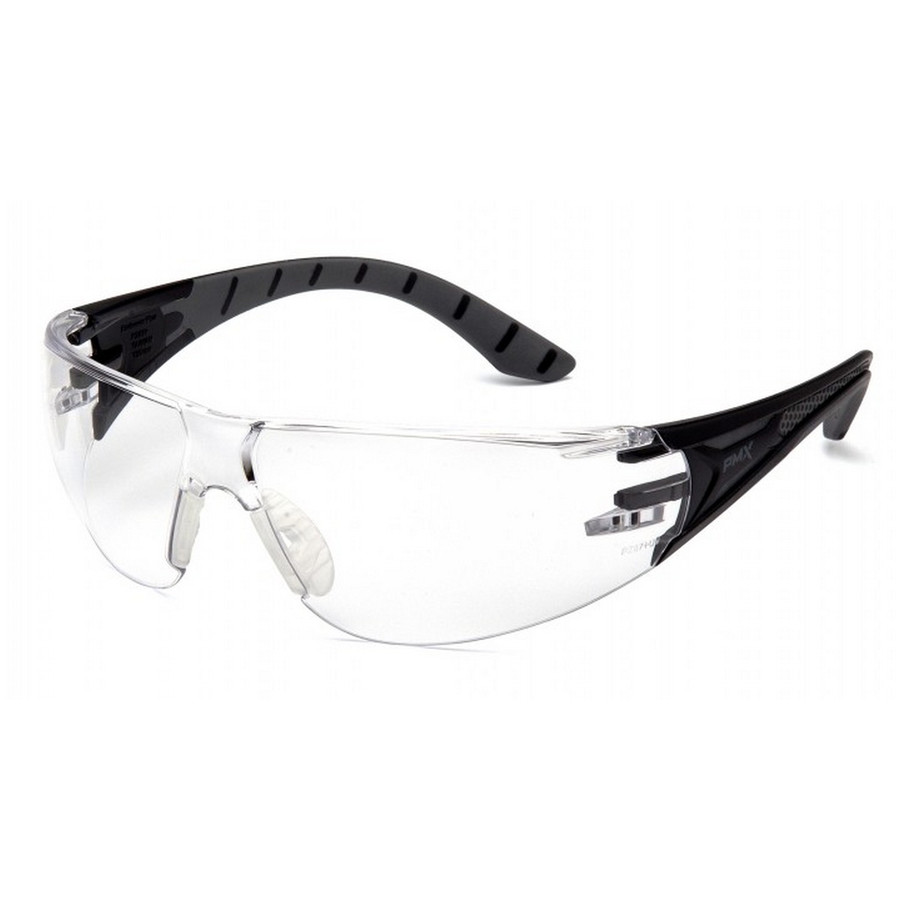 Pyramex Safety SBG9610ST Endeavor Plus - Black-Gray Frame/Clear Anti-Fog Lens Safety Glasses