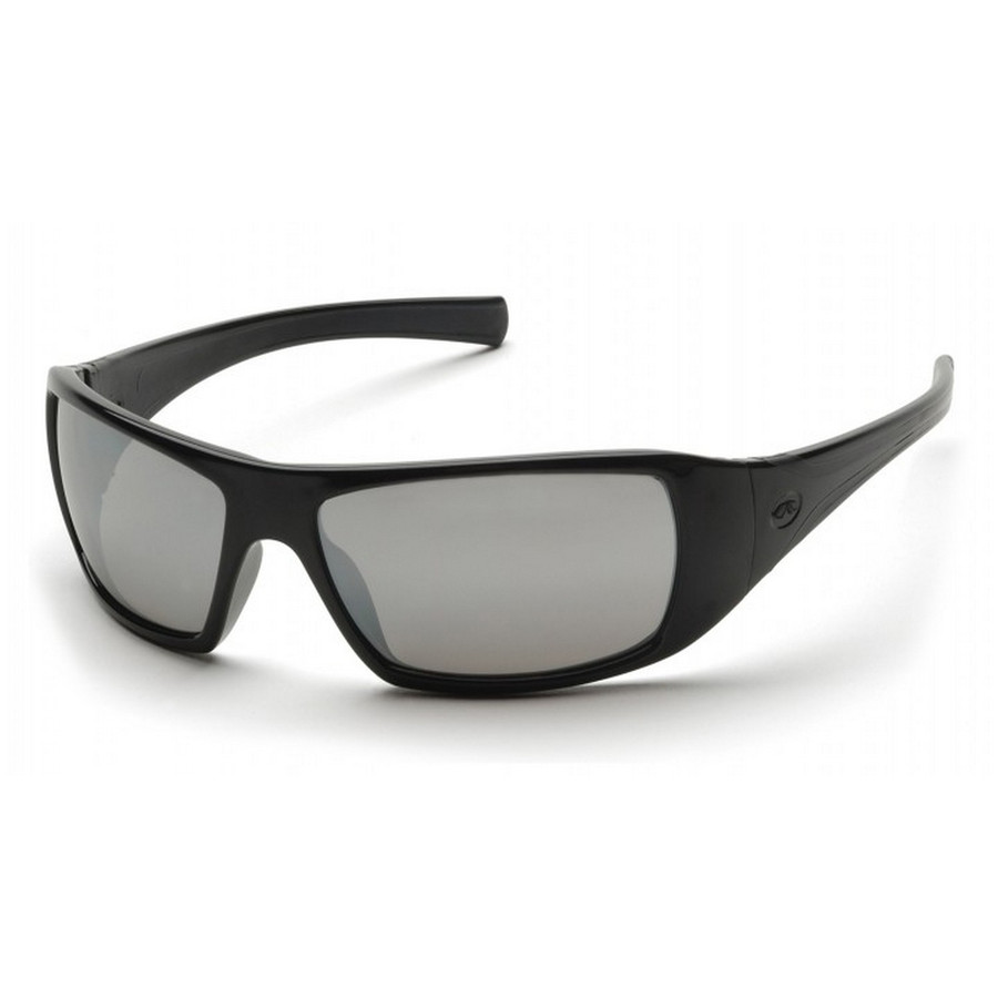 Pyramex Safety SB5670D Goliath - Black Frame/Silver Mirror Lens Safety Glasses