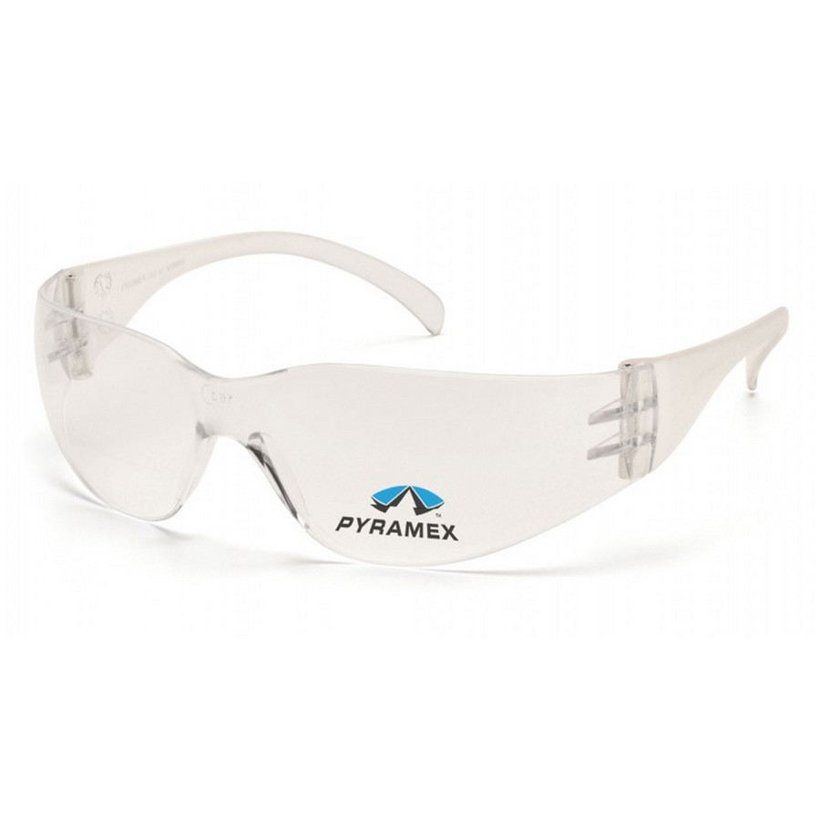 Pyramex Safety S4110R25 Intruder Readers - Clear Frame/Clear + 2.5 Lens Safety Glasses