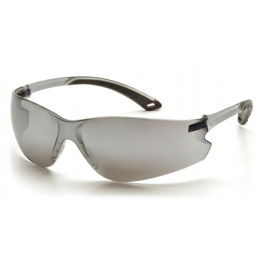 Pyramex Safety S5870S Itek - Silver Mirror Frame/Silver Mirror Lens Safety Glasses