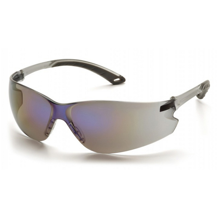 Pyramex Safety S5875S Itek - Blue Mirror Frame/Blue Mirror Lens Safety Glasses