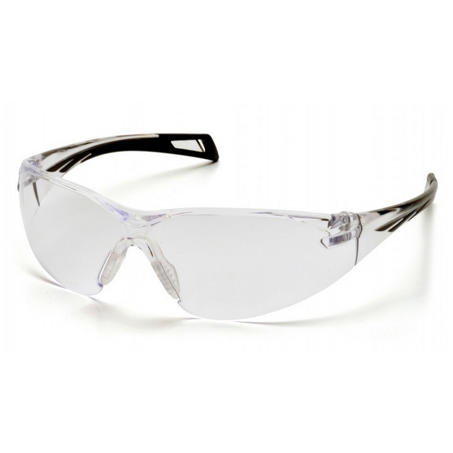 Pyramex Safety SB7110ST PMXSLIM - Black Temples/Clear Anti-Fog Lens Safety Glasses