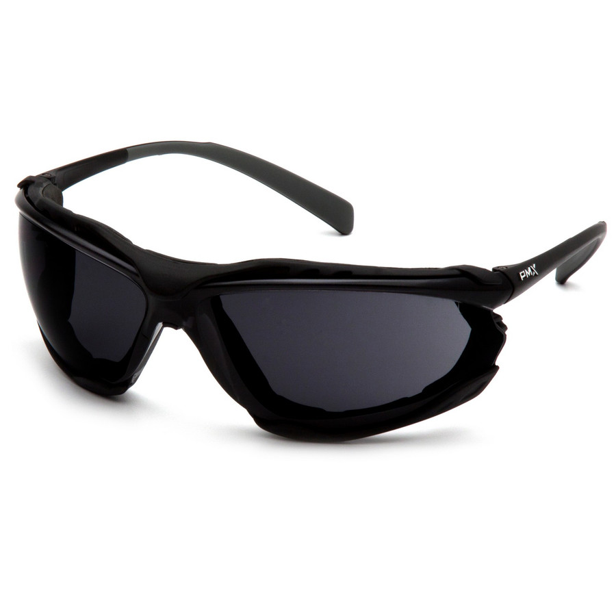 Pyramex Safety SB9323ST Proximity - Black frame/ Dark gray anti-fog lens Safety Glasses