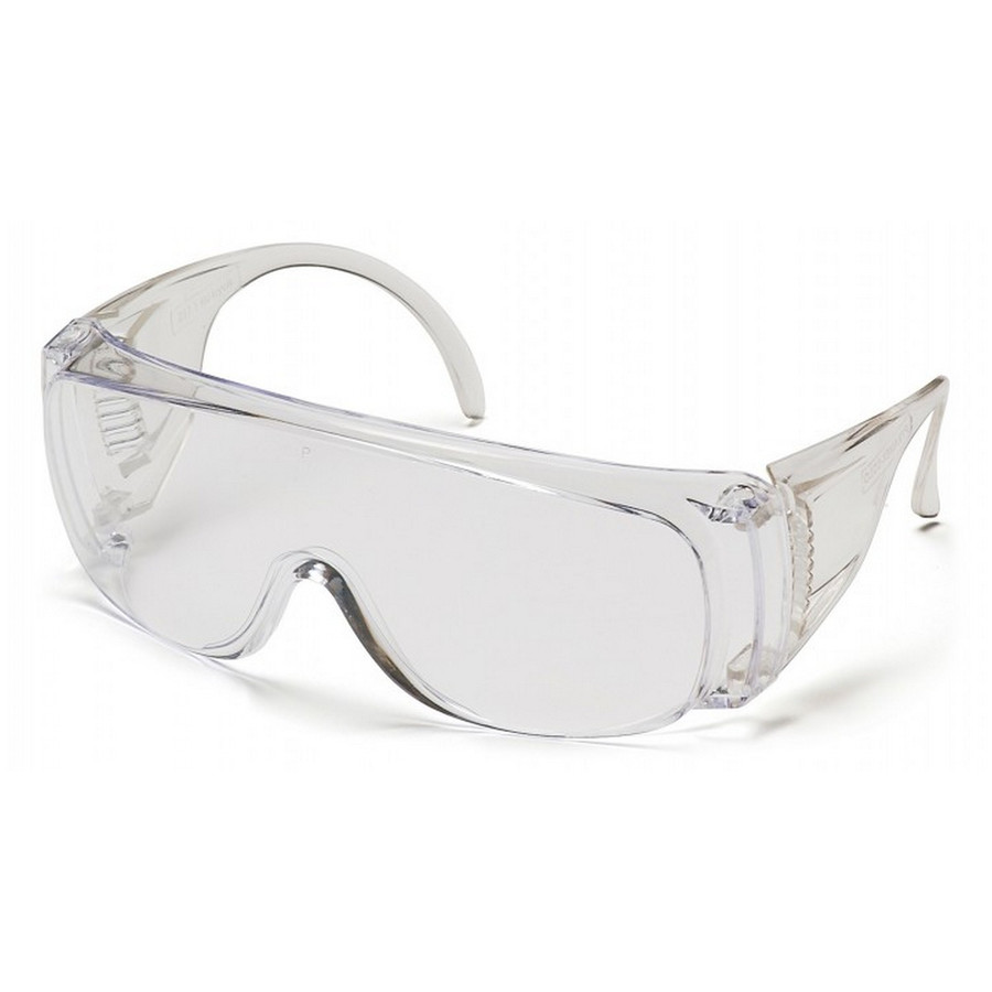 Pyramex Safety S510S Solo - Clear Frame/Clear Lens Safety Glasses