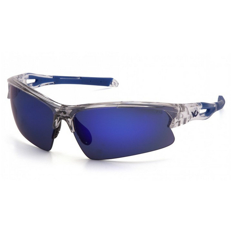 Pyramex Safety VGSC1665T Venture Gear - Clear frame/ice blue anti-fog lens Safety Glasses