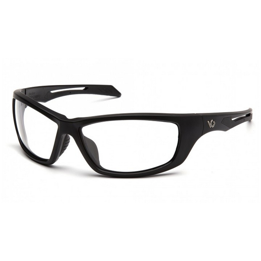 Pyramex Safety VGSB1310T Howitzer - Black frame/clear anti-fog lens Safety Glasses