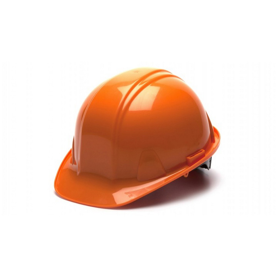 Pyramex Safety HP14040 SL Series Hard Hat - Orange-Standard Shell 4 Pt - Snap Lock Suspension