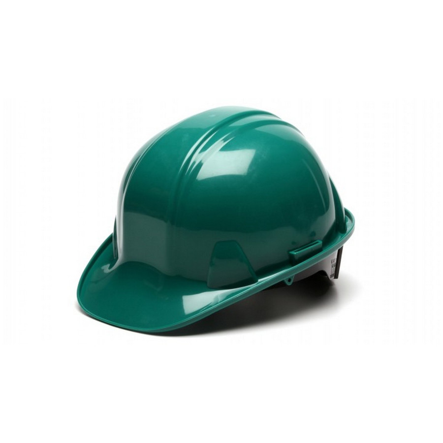 Pyramex Safety HP14135 SL Series Hard Hat - Green-Standard Shell 4 Pt Ratchet Suspension