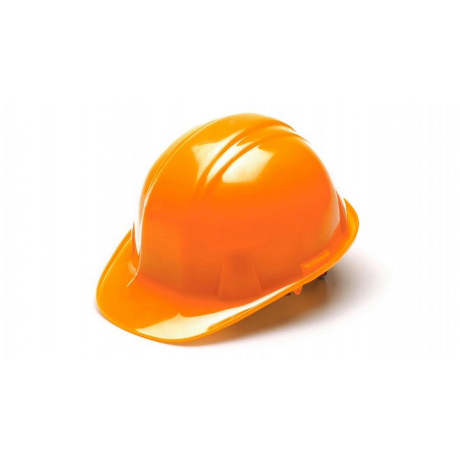 Pyramex Safety HP14141 SL Series Hard Hat - Hi Vis Orange-Standard Shell 4 Pt Ratchet Suspension