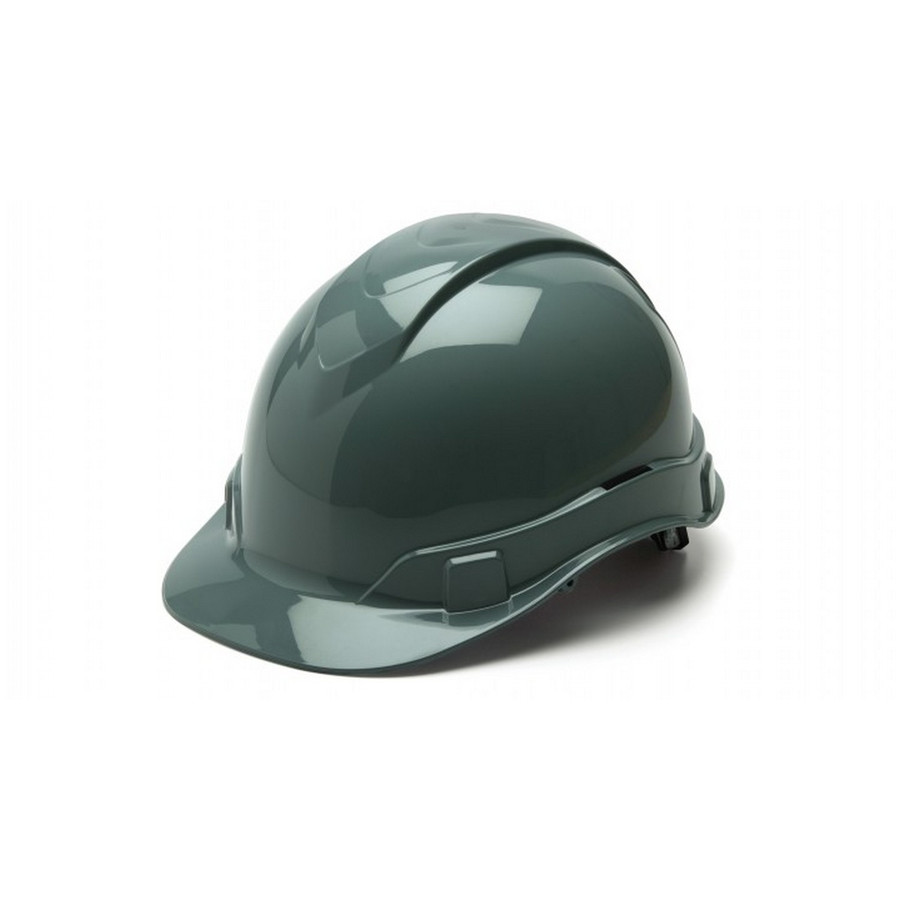 Pyramex Safety HP44113 Ridgeline Hard Hat - Slate Gray-Ridgeline Cap Style 4 Pt Ratchet Suspension