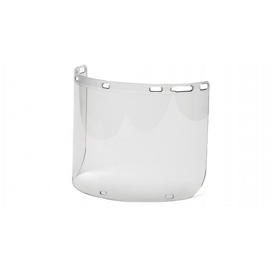 Pyramex Safety S1210CC Visors - PC Cylinder Clear Facesheield with Holes for CHICUP