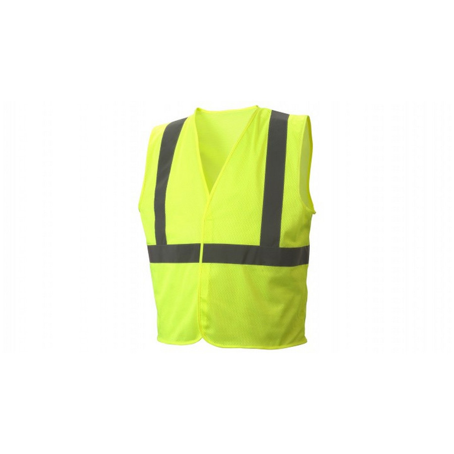Pyramex Safety RVHLM2910 Safety Vest - Lime ANSI Type R Class 2
