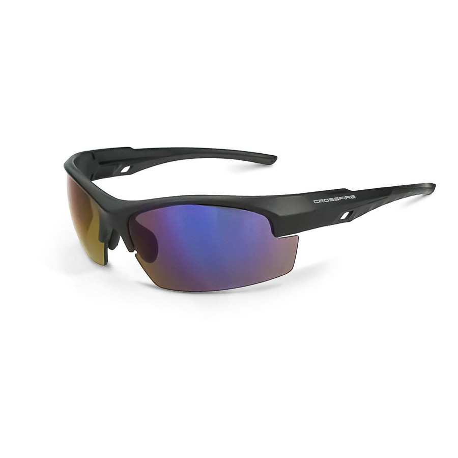 Crossfire 40228 Crucible Black Matte/Blue Mirror