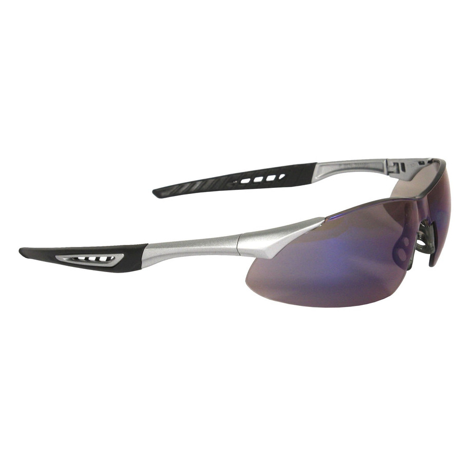 Radians RK6-70 Rock, Silver Frame, Blue Mirror Lens
