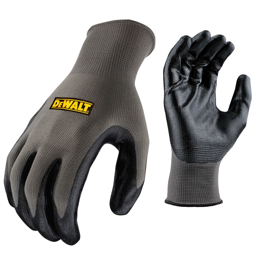 DeWalt DPG73L-3PK Grey 13g Shell/Black Sticky Nitrile 3pk