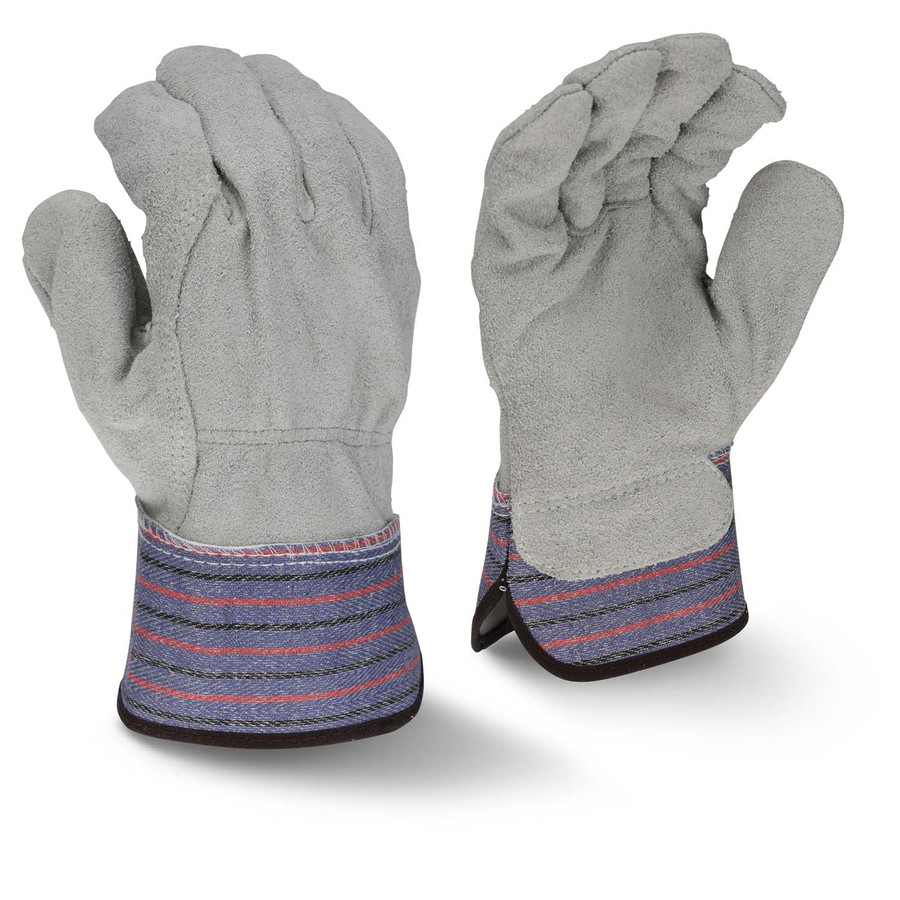 Radians RWG3206L Regular Shoulder Gray Split Cowhide Leather Gunn