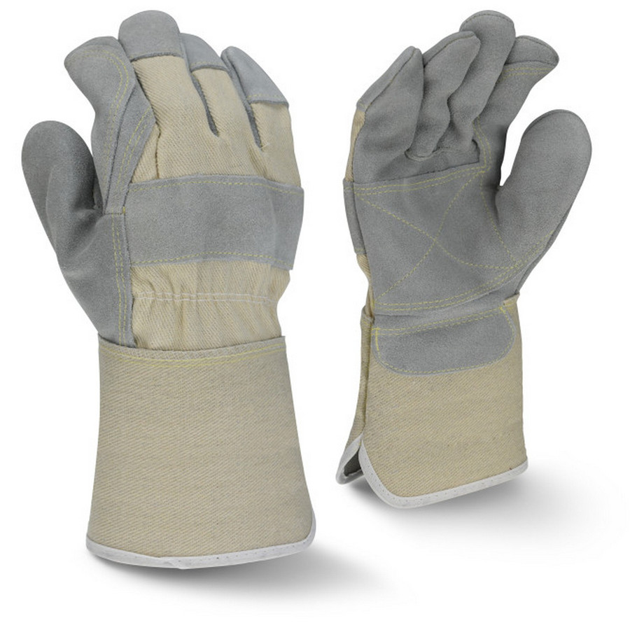 Radians RWG3400WDPG Side Split Gray Cowhide Leather DBL Gunn