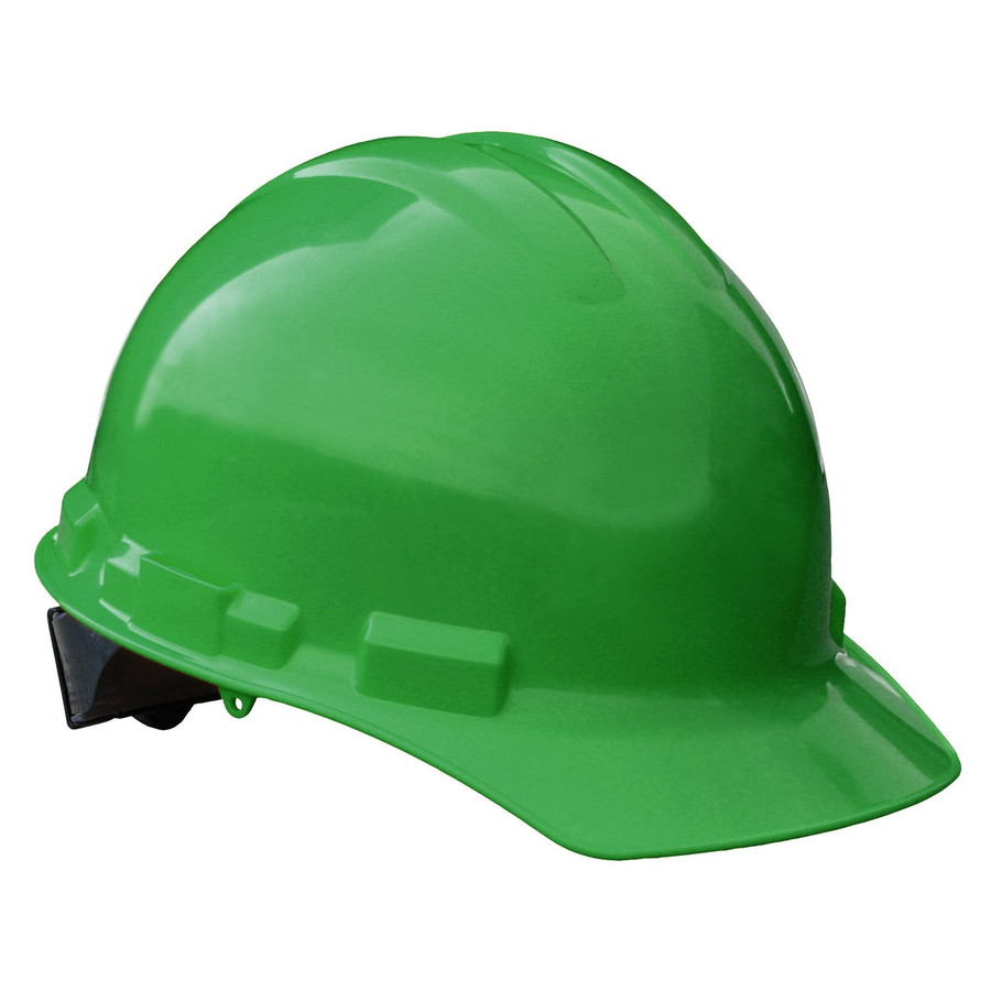 Radians GHR4-GREEN 4 Pt Ratchet Cap Style Hard Hat Green