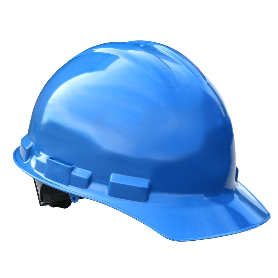 Radians GHR6-BLUE 6 Pt Ratchet Cap Style Hard Hat Blue