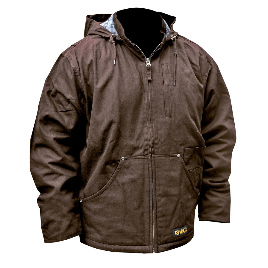 DeWalt DCHJ076ATB DEWALT Heated Jacket Tobacco Bare Hood Heated Arm