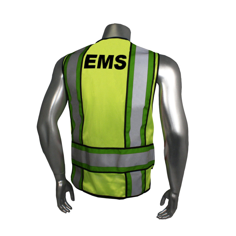 Radwear USA LHV-207-4C-EMS-R Lime Vest