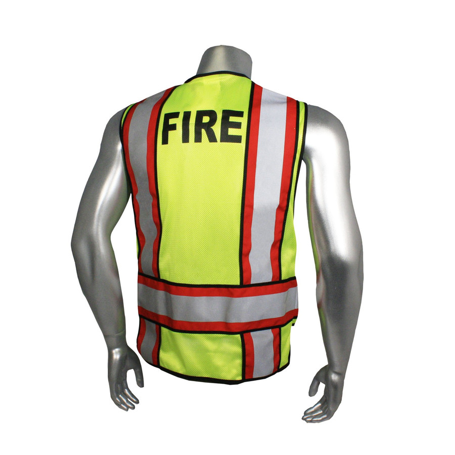 Radwear USA LHV-207-4C-FIR-J Lime Vest