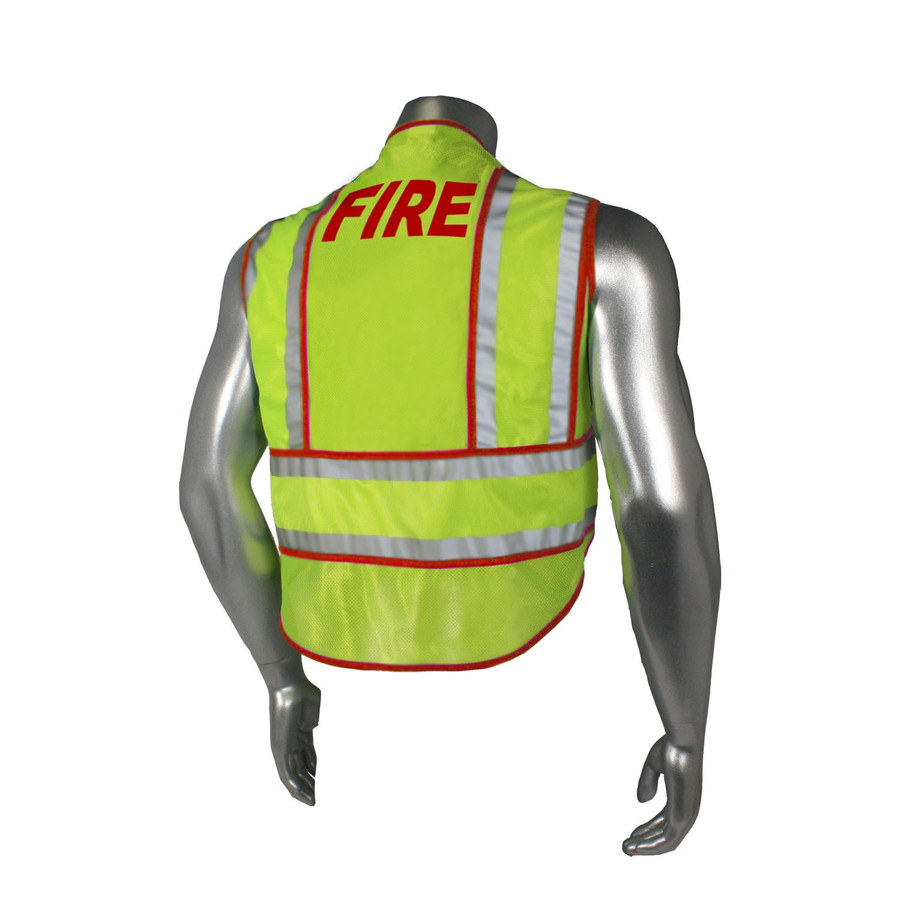 Radwear USA LHV-207-SPT-FIR-J Lime Vest