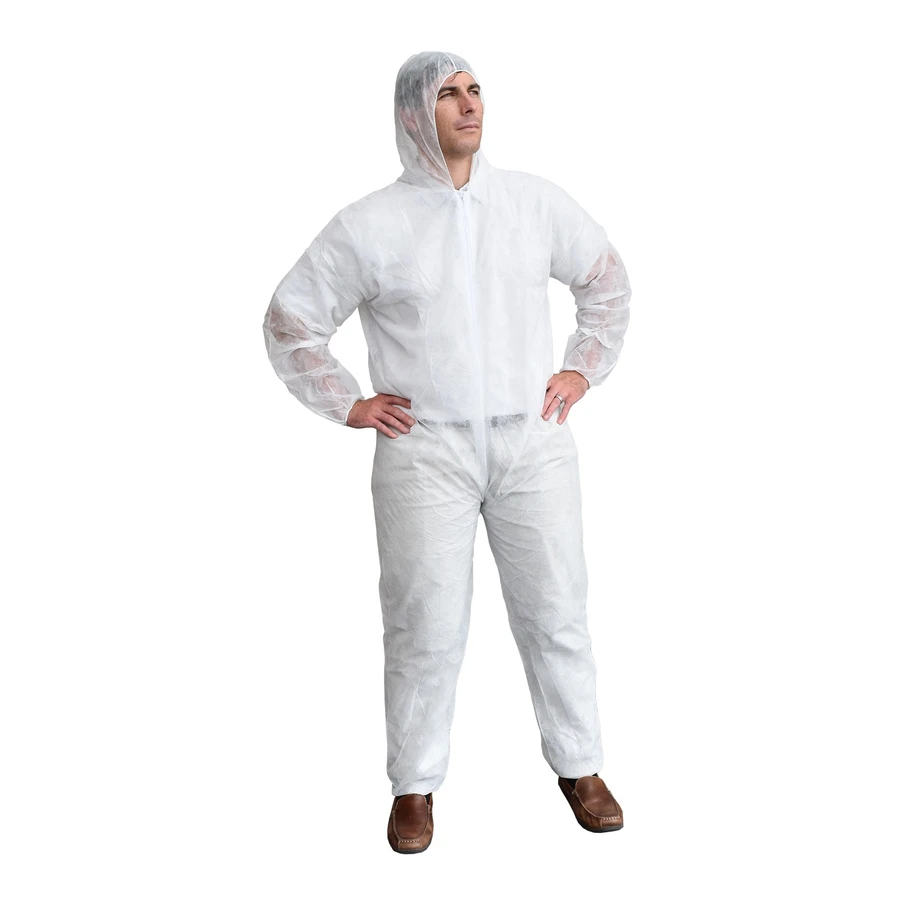 Cordova CORCOEH Polypropylene, Coverall, Hood