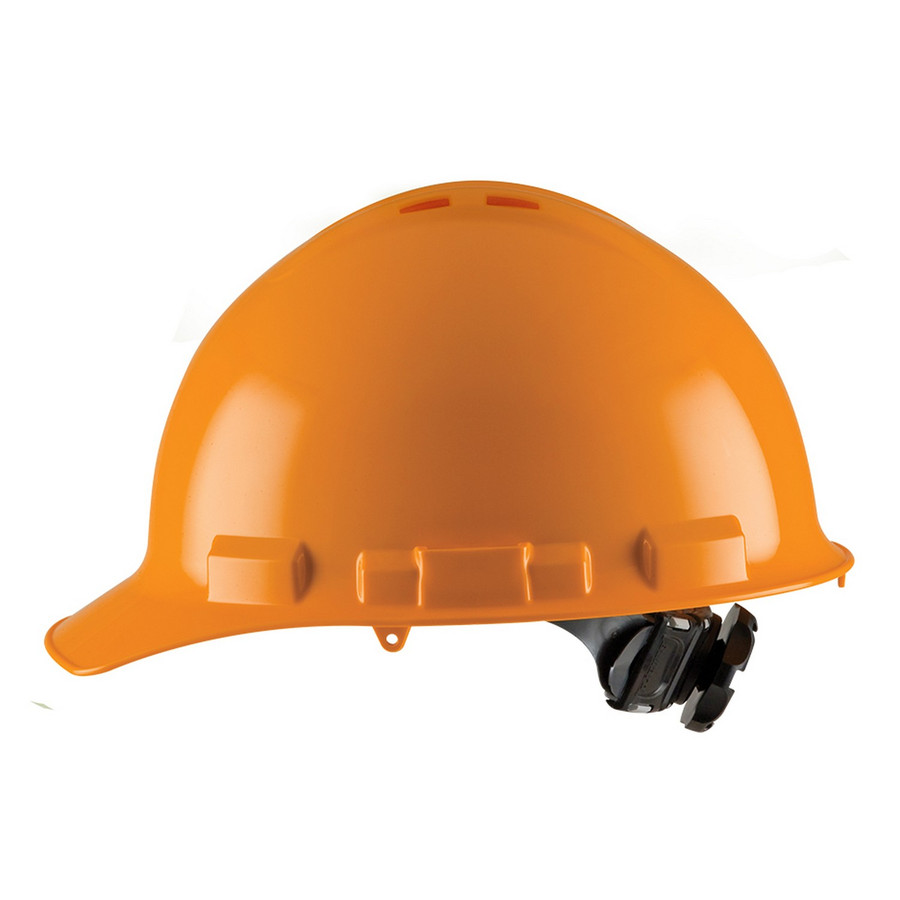 Cordova H24R3V Duo Safety, Hard Hat, Cap, 4-Point, Ratchet, Vented, Orange