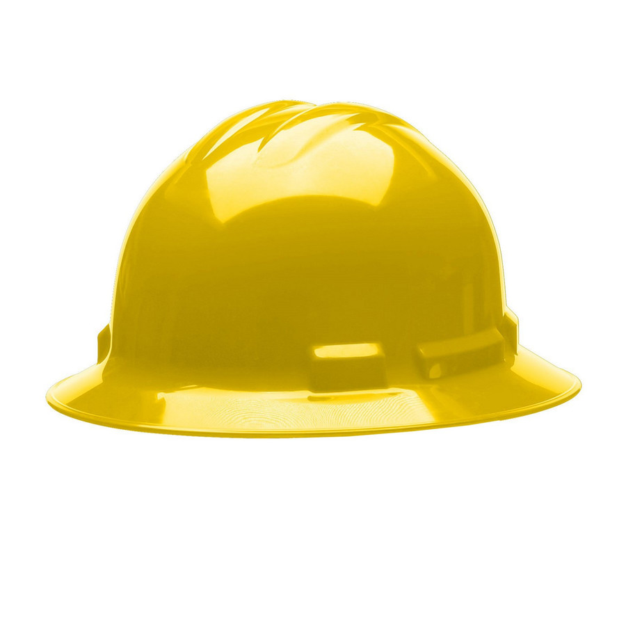 Cordova H34R2 Duo Safety, Hard Hat, Full Brim, 4-Point, Ratchet, Yellow