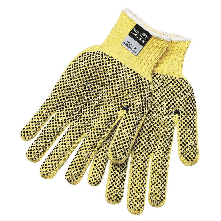 MCR Safety 9366XSE 7 Gauge Dupont  Kevlar Fibers, Economy weight, PVC Dots on 2 Sides