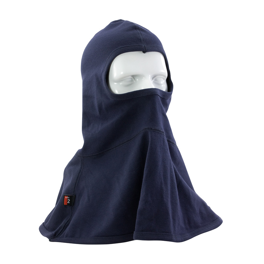 PIP 385-FRBL11 Single-Layer AR/FR Interlock Cotton Balaclava - 11.8 Cal/cm2 Navy