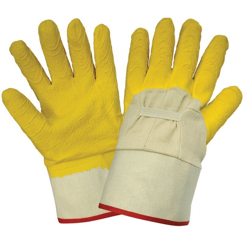 Global Glove 660 - Gripster Tuff - Cotton Canvas Rubberized Safety Gloves