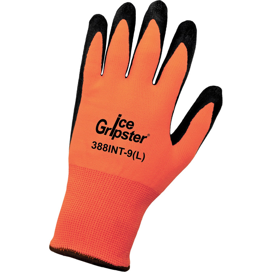 Global Glove 388INT - Ice Gripster - High-Visibility Water Repellent Low Temperature Gloves